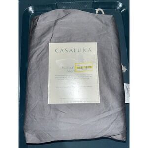 Casaluna Full 100% X Long Cotton Supima Sateen Sheet Set Soft Luxury Bedding NWT